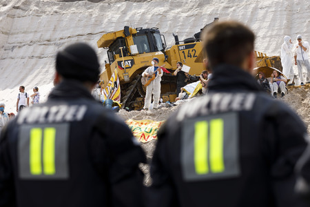 'Ende Gelände' Demonstration in Hochneukirch