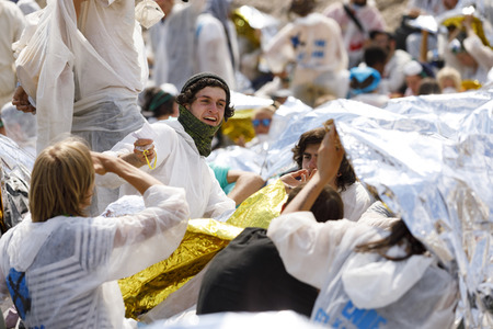 'Ende Gelände' Demonstration in Hochneukirch