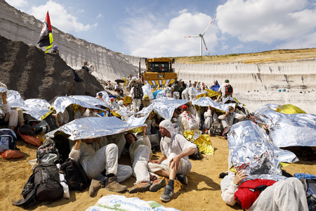 'Ende Gelände' Demonstration in Hochneukirch