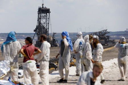 'Ende Gelände' Demonstration in Hochneukirch