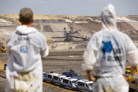 'Ende Gelände' Demonstration in Hochneukirch