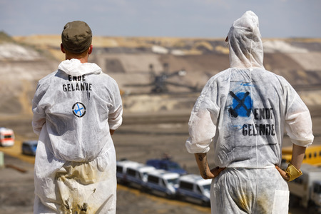 'Ende Gelände' Demonstration in Hochneukirch