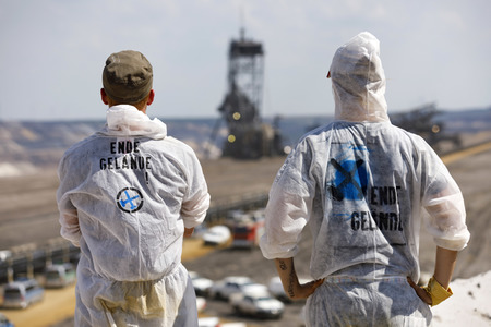'Ende Gelände' Demonstration in Hochneukirch