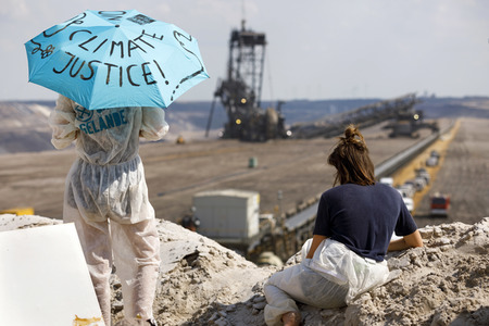 'Ende Gelände' Demonstration in Hochneukirch
