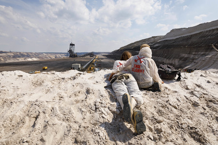 'Ende Gelände' Demonstration in Hochneukirch