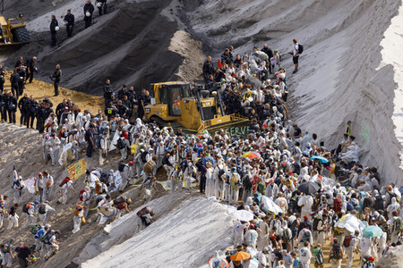 'Ende Gelände' Demonstration in Hochneukirch