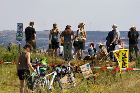 'Ende Gelände' Demonstration in Hochneukirch