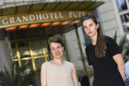 Photoshooting mit Ursa Menart und Liza Marijina, Karlovy Vary International Film Festival 2019