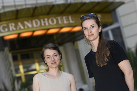 Photoshooting mit Ursa Menart und Liza Marijina, Karlovy Vary International Film Festival 2019