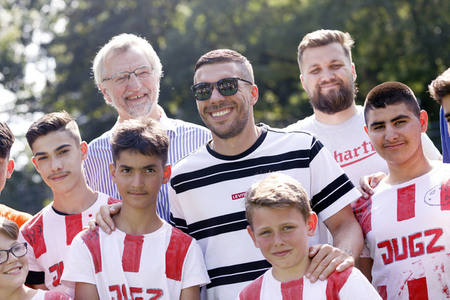 Eröffnung des Bolzplatz 'Kuhle' in Köln