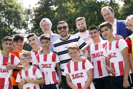 Eröffnung des Bolzplatz 'Kuhle' in Köln