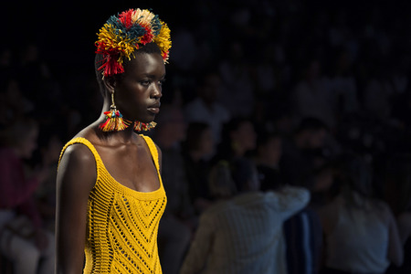 Dolores Cortes Fashion Show auf der Mercedes-Benz Fashion Week Madrid Spring/Summer 2020