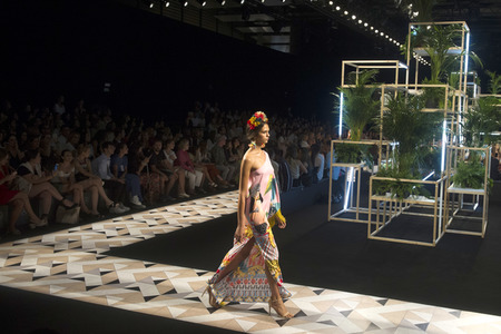 Dolores Cortes Fashion Show auf der Mercedes-Benz Fashion Week Madrid Spring/Summer 2020