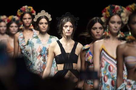 Dolores Cortes Fashion Show auf der Mercedes-Benz Fashion Week Madrid Spring/Summer 2020