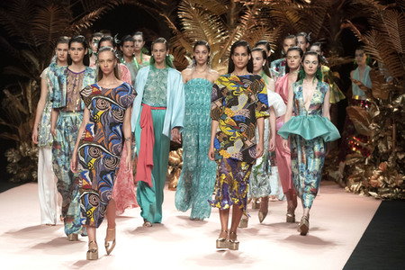 Juan Duyos Fashion Show auf der Mercedes-Benz Fashion Week Madrid Spring/Summer 2020