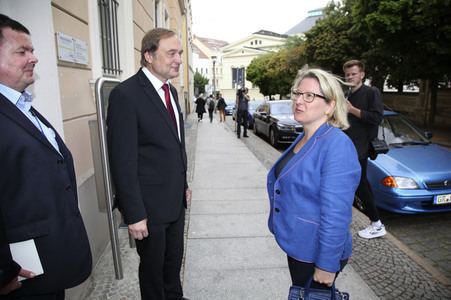 Bundesumweltministerin Svenja Schulze in Görlitz