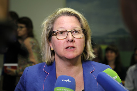 Bundesumweltministerin Svenja Schulze in Görlitz