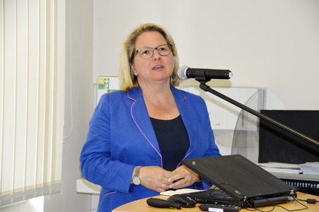 Bundesumweltministerin Svenja Schulze in Görlitz