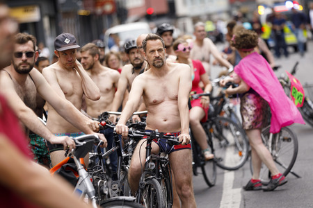 Cologne Naked Bike Ride 2019 in Köln