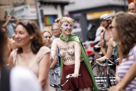 Cologne Naked Bike Ride 2019 in Köln