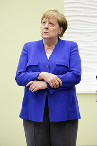 Angela Merkel im Siemens-Werk Görlitz