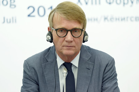 Pressekonferenz zum Petersburger Dialog 2019 in Königswinter