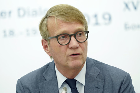 Pressekonferenz zum Petersburger Dialog 2019 in Königswinter