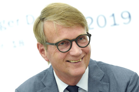 Pressekonferenz zum Petersburger Dialog 2019 in Königswinter