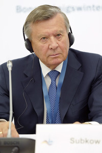 Pressekonferenz zum Petersburger Dialog 2019 in Königswinter