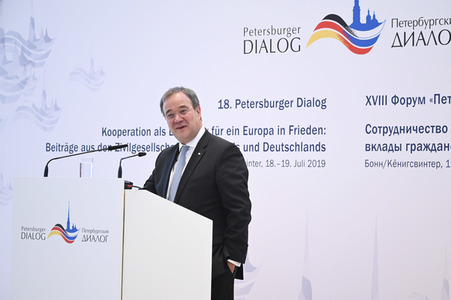Eröffnung vom Petersburger Dialog 2019 in Königswinter