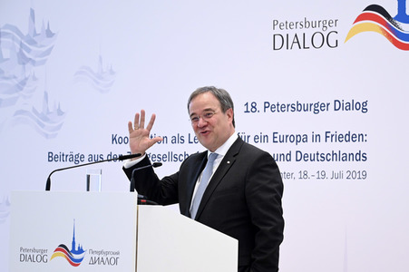 Eröffnung vom Petersburger Dialog 2019 in Königswinter