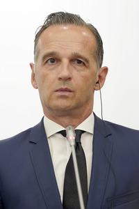 Pressekonferenz mit Heiko Maas und Sergei Lawrow in Königswinter