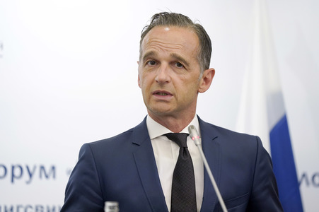 Pressekonferenz mit Heiko Maas und Sergei Lawrow in Königswinter