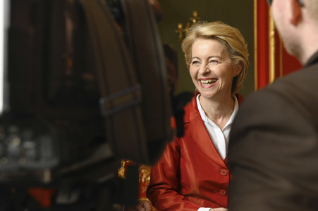 Besuch von Ursula von der Leyen in Aachen