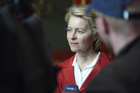 Besuch von Ursula von der Leyen in Aachen