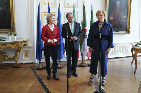 Besuch von Ursula von der Leyen in Aachen