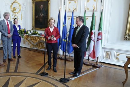 Besuch von Ursula von der Leyen in Aachen