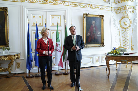 Besuch von Ursula von der Leyen in Aachen