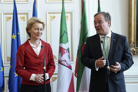 Besuch von Ursula von der Leyen in Aachen