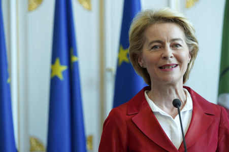 Besuch von Ursula von der Leyen in Aachen