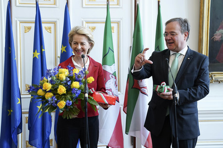 Besuch von Ursula von der Leyen in Aachen