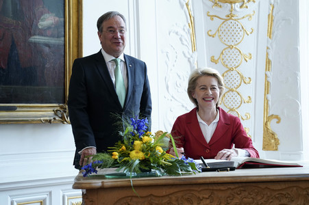 Besuch von Ursula von der Leyen in Aachen