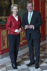 Besuch von Ursula von der Leyen in Aachen