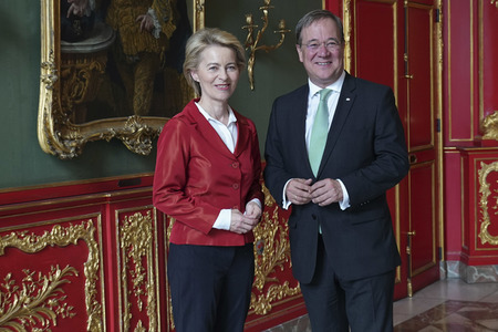 Besuch von Ursula von der Leyen in Aachen