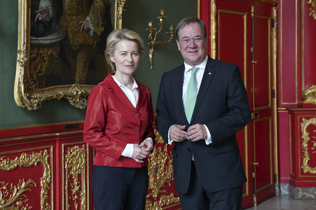 Besuch von Ursula von der Leyen in Aachen