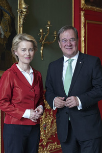 Besuch von Ursula von der Leyen in Aachen