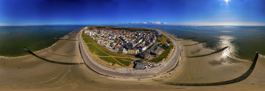 Luftbildaufnahme Norderney