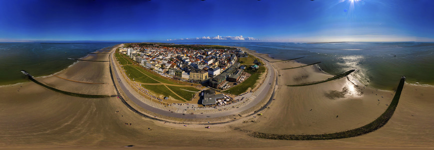 Luftbildaufnahme Norderney
