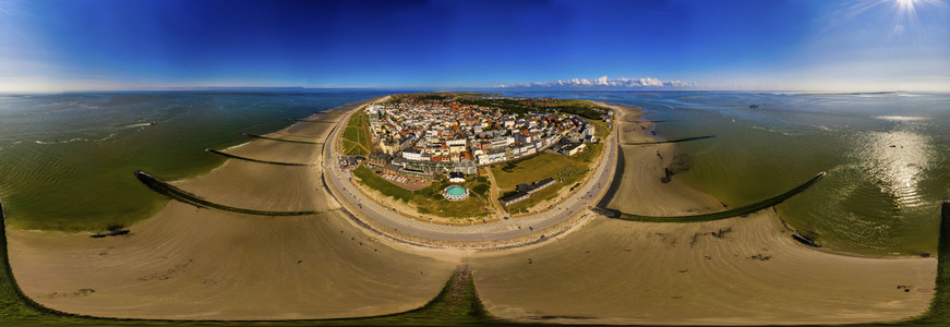 Luftbildaufnahme Norderney