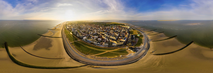 Luftbildaufnahme Norderney